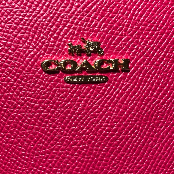 Coach Leather Pink Crossbody - Picture 3 of 8